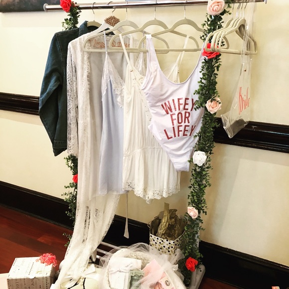 Other - NEW wifey for lifey one piece bridal bathing suit